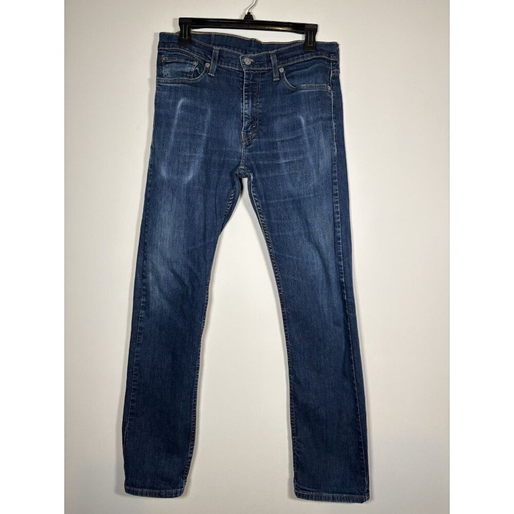 Levi 513 Slim Straight Leg Womens Jeans 31/32 Denim‎ Classic Minimalist Boho